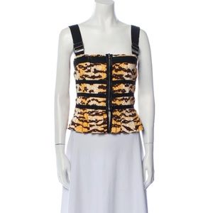 Brand New D&G tiger stripe buckle top 40